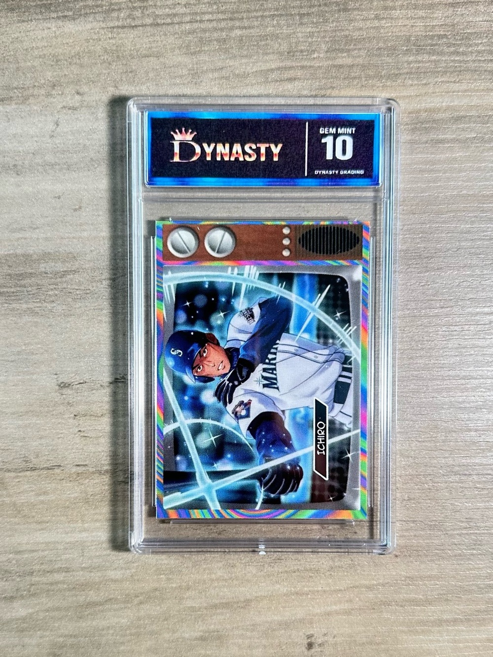 Ichiro Suzuki 2025 Topps Anime #BA-14 Gem Mint 10 Novelty Baseball Card.
